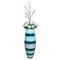 Uniquewise Bamboo Cylinder Shaped Floor Vase - Handcrafted Tall Decorative Vase - Ideal for Dining Room, Living Room, and Entryway - Elegant Statement Piece for Home Decoration and Stylish Ambiance Enhancement